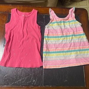 2 girls size 6 tank tops